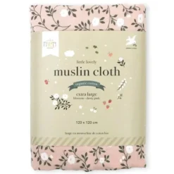 A Little Lovely Company Blossom Hydrofiele Doek XL - Caramel