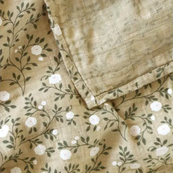 A Little Lovely Company Blossom Hydrofiele Doek XL - Caramel