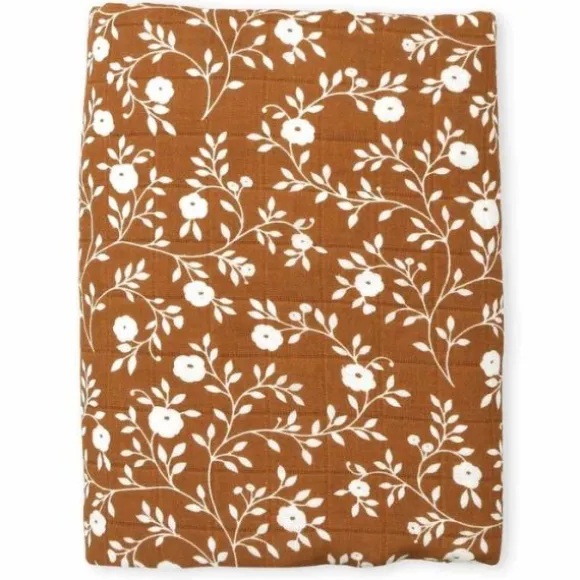 A Little Lovely Company Blossom Hydrofiele Doek XL - Caramel