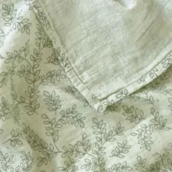 A Little Lovely Company Leaves Hydrofiele Doek XL - Sage