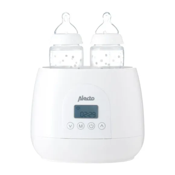 Alecto Flesverwarmer Digitaal Duo BW700 White
