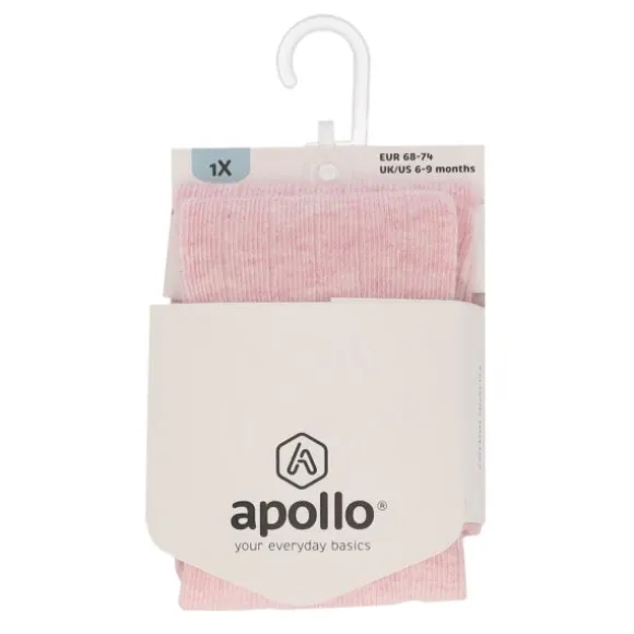 Apollo Maillot Rib Pink Melange maat 68/74