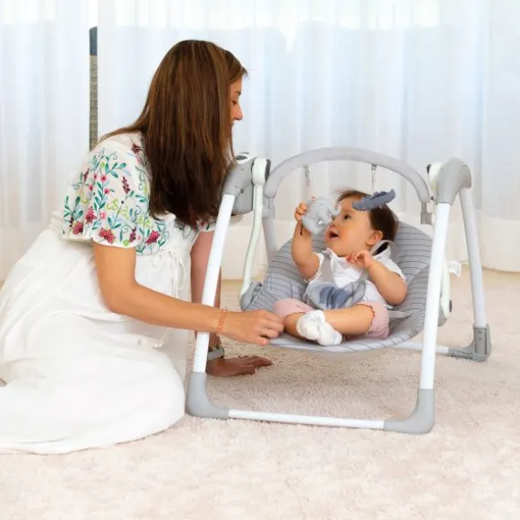 Asalvo Babyswing - Daddy Hippo - Grey