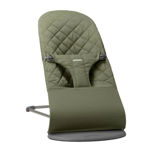 Baby Bjorn Bouncer Bliss Geweven Klassiek Quilt Zandgrijs