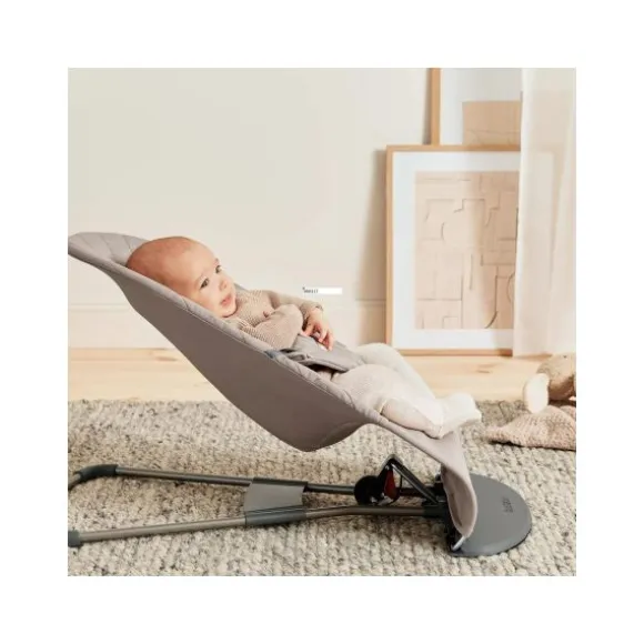 Baby Bjorn Bouncer Bliss Geweven Klassiek Quilt Zandgrijs