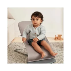 Baby Bjorn Bouncer Bliss Geweven Klassiek Quilt Zandgrijs
