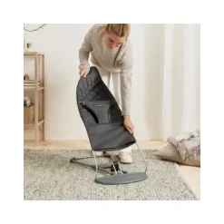 Baby Bjorn Bouncer Bliss Geweven Klassiek Quilt Zandgrijs