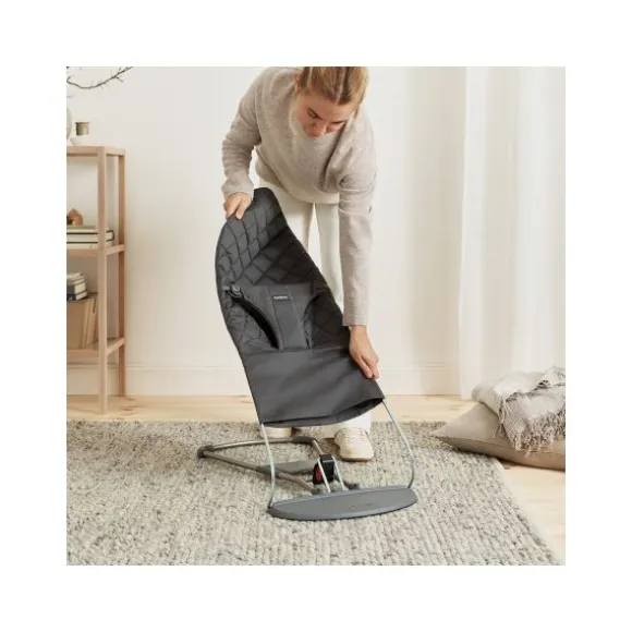 Baby Bjorn Bouncer Bliss Geweven Klassiek Quilt Zandgrijs