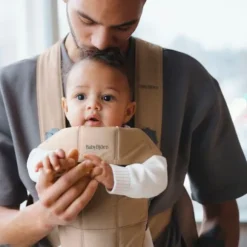 Baby Bjorn Draagzak Mini Geweven Beige
