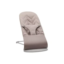 Baby Björn® Bouncer Bliss Cotton Kroonblad Quilt Zandgrijs