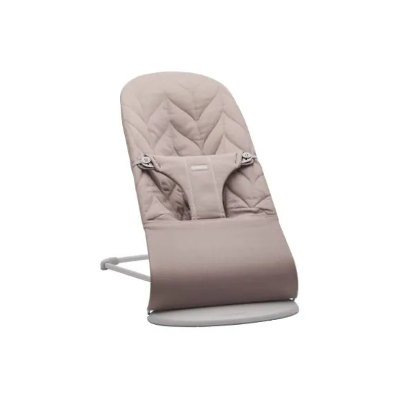 Baby Björn® Bouncer Bliss Cotton Kroonblad Quilt Zandgrijs