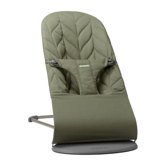 Baby Björn® Bouncer Bliss Cotton Kroonblad Quilt Zandgrijs