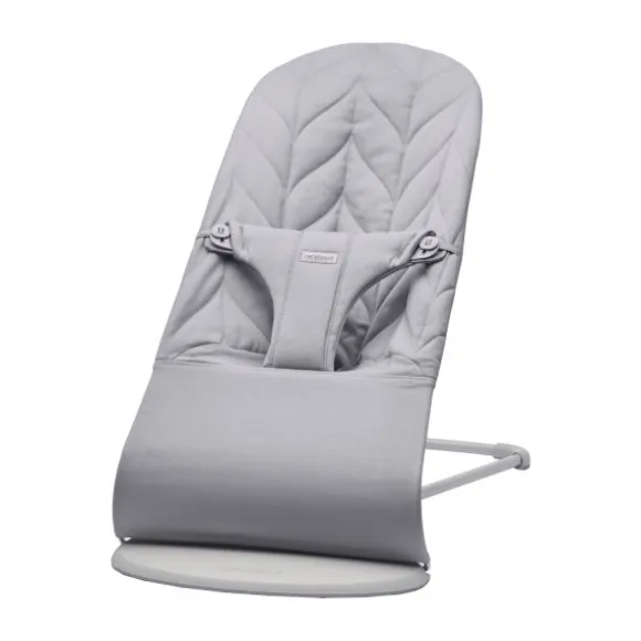 Baby Björn® Bouncer Bliss Cotton Kroonblad Quilt Zandgrijs