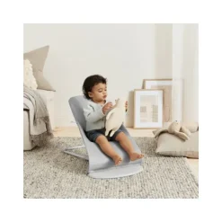 Baby Björn® Bouncer Bliss Cotton Kroonblad Quilt Zandgrijs