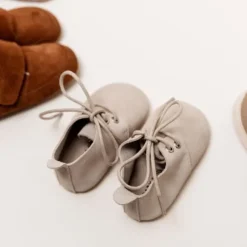 Baby Dutch Babyboots Nova Ecru Suede XS / 17