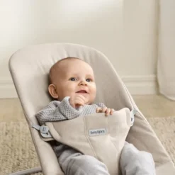 BabyBjörn Bliss Wipstoel – Geweven – Mélange Lichtroze
