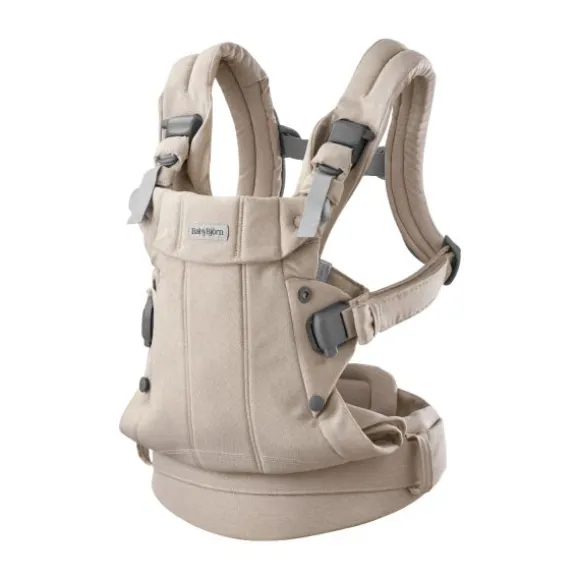 BabyBjörn Harmony Draagzak – Geweven – Mélange Lichtbeige