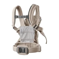 BabyBjörn Harmony Draagzak – Geweven – Mélange Lichtbeige
