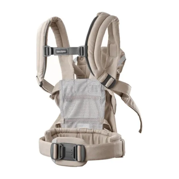 BabyBjörn Harmony Draagzak – Geweven – Mélange Lichtbeige