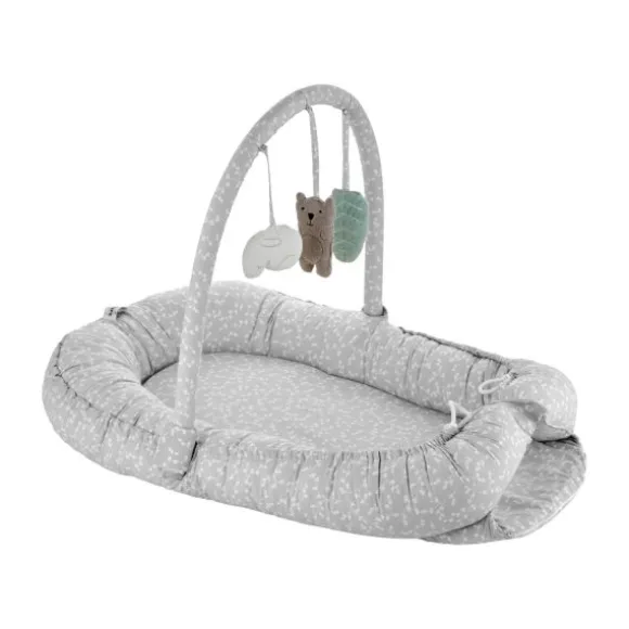 Babyjem Babynest met Speeltjes Grijs