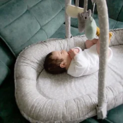 Babyjem Babynest met Speeltjes Grijs