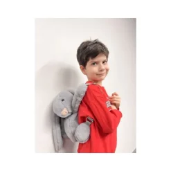 Babyjem Kinderugzak Pluche Konijn Grijs