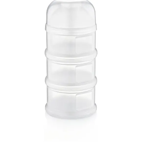 Babyjem Melkpoedercontainer 3-laags Blauw