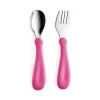 Babyjem Vork En Lepel Metaal Roze