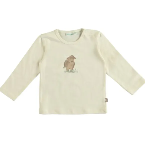 Babylook Cow T-Shirt - Maat 50 - Buttercream