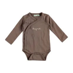 Babylook Overslag Romper - Mt.56 - Warm Taupe