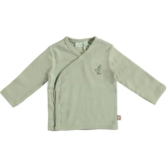 Babylook Overslag T-Shirt - Maat 50 - Mineral