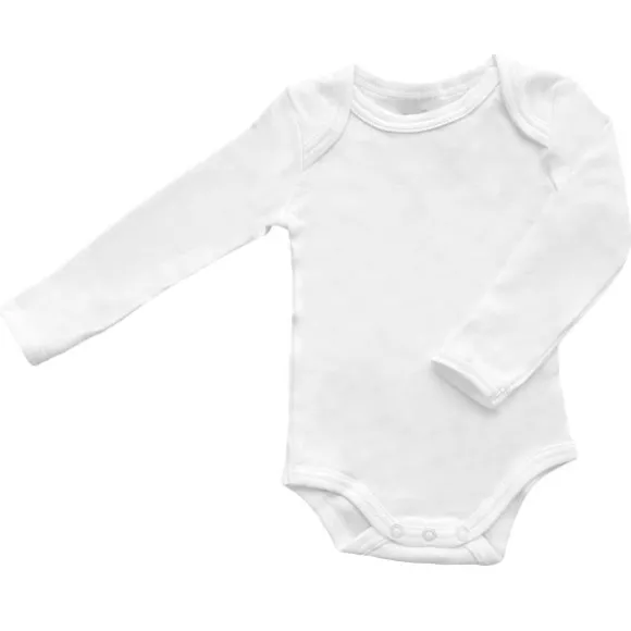 Babylook Romper Lange Mouw White maat 62/68