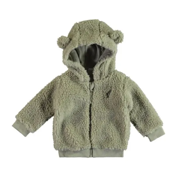 Babylook Teddy Vest - Maat 62/68 - Mineral