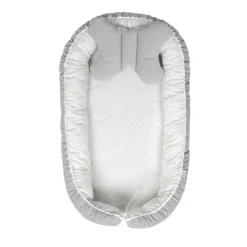 Babymatex Babynest Velvet White Grey Dots / Grey