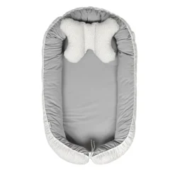 Babymatex Babynest Velvet White Grey Dots / Grey