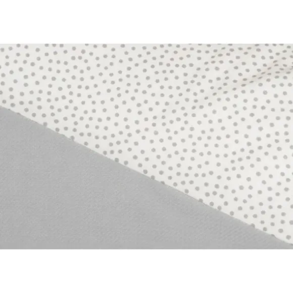 Babymatex Babynest Velvet White Grey Dots / Grey