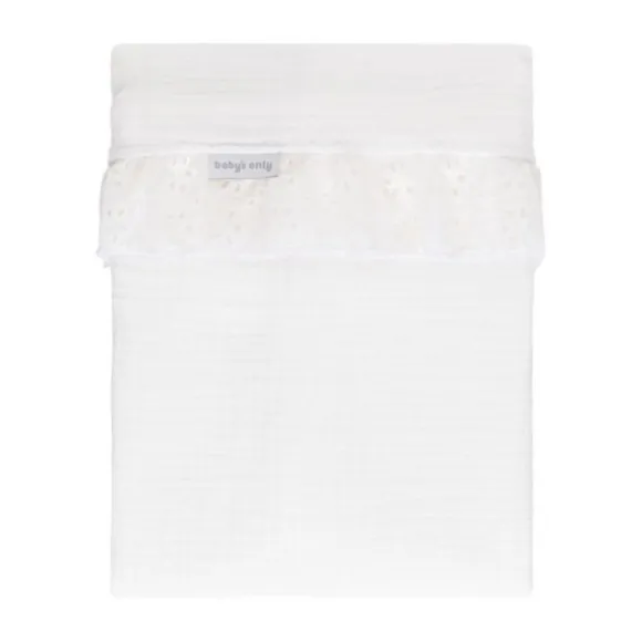 Baby's Only Calm Ledikantlaken met Ruffle - 120 x 150 cm - Warm Linen