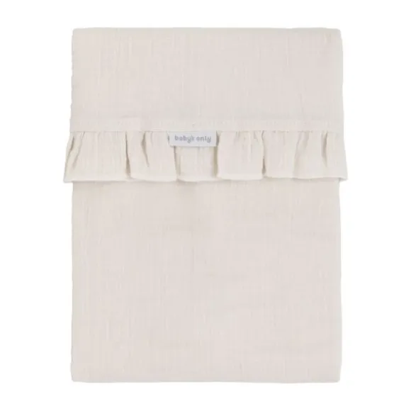 Baby's Only Calm Wieglaken Met Ruffle - Warm Linen