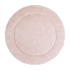 Baby's Only Hoeslaken Boxmatras Rond - Snow - Taupe - Ø95 cm