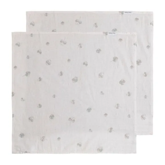 Baby's Only Tender Swaddle - 2-Pack - 115x115 cm - Beige / Linen