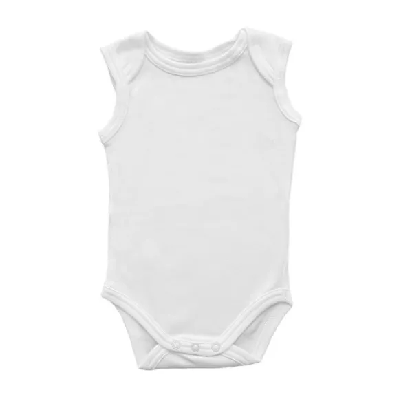 Basic Collectie Romper Uni Wit maat 50/56