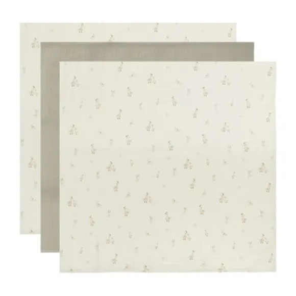 Bébé-Jou Dear Goose Hydrofiele Doeken - 70 x 70 cm - 3 Stuks