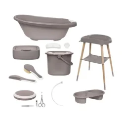 Bébé‑Jou Sense Badset Edition - 8‑delig - Mocha Mousse