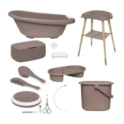 Bébé‑Jou Sense Badset Edition - 8‑delig - Mocha Mousse