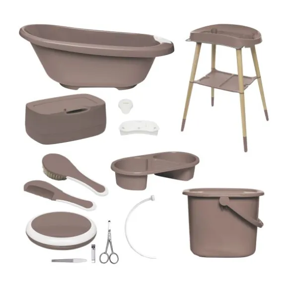Bébé‑Jou Sense Badset Edition - 8‑delig - Mocha Mousse