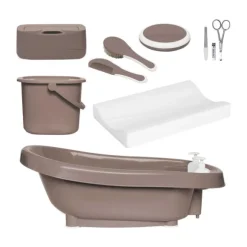 Bébé‑Jou Thermobadset De Luxe - Mocha Mousse