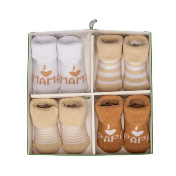 BD Collection Sokjes 4-Pack Multi Sand