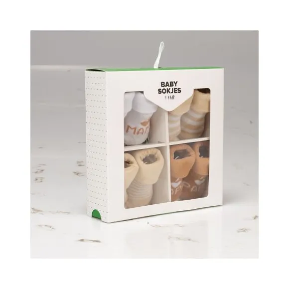 BD Collection Sokjes 4-Pack Multi Sand