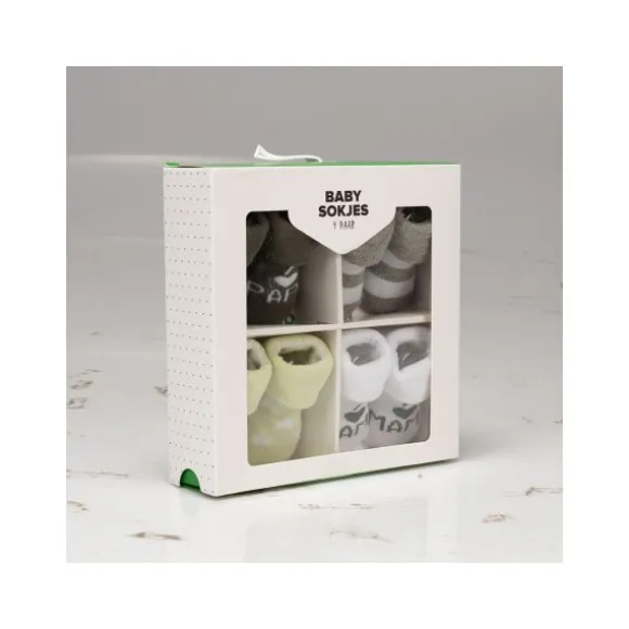 BD Collection Sokjes 4-Pack Multi Green