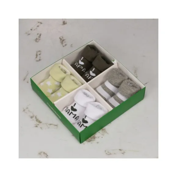 BD Collection Sokjes 4-Pack Multi Green